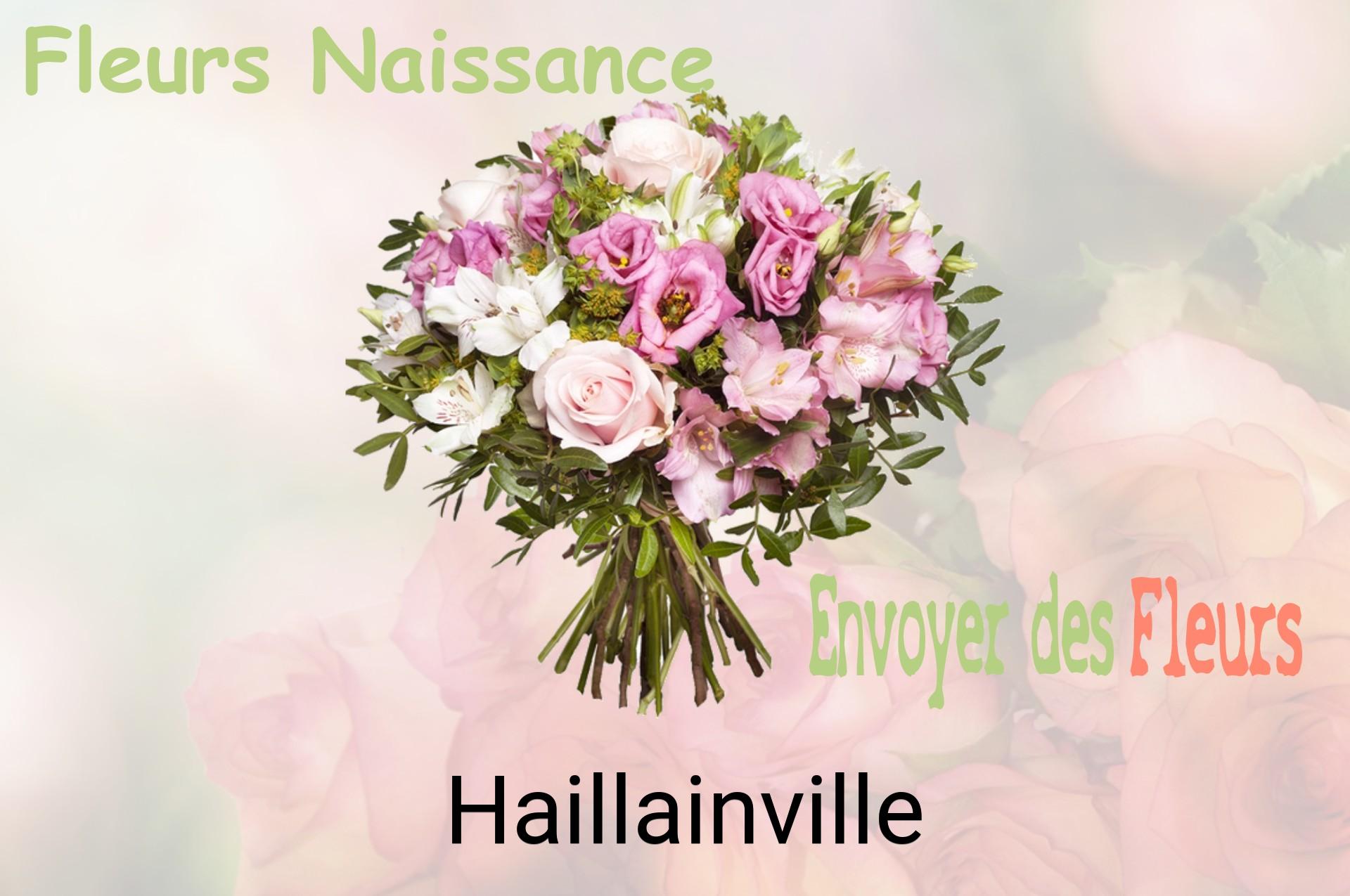 Bouquet de fleurs de naissance livré à Haillainville